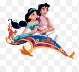Princess Jasmine - Aladdin On Magic Carpet Png,Princess Jasmine Png