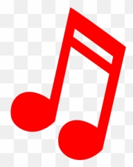 Blue Music Note Svg Clip Arts Download - Download Art Red Clipart png