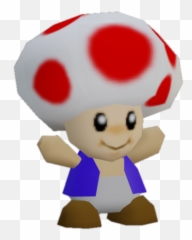 Pin By - Toad Mario 64 Png