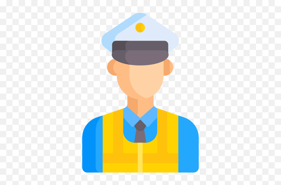 Policeman - Free Security Icons Costume Hat Png,Flat Icon Colors