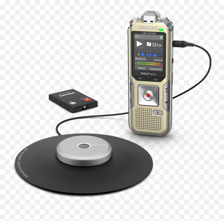 Voicetracer Audio Recorder Dvt8000 Philips - Philips Dvt8000 Png,Earmic Icon