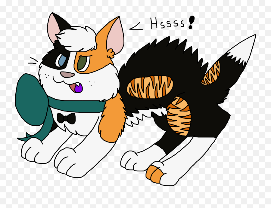 Angery Kitten Weasyl - Cartoon Png,Angery Transparent