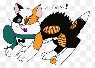 Angery Kitten Weasyl - Cartoon Png,Angery Transparent