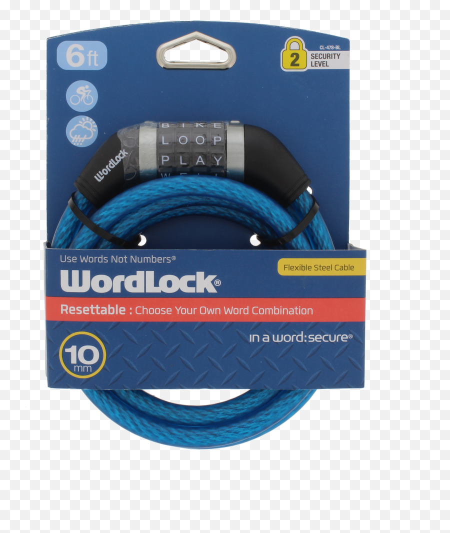 Wordlock Quick Release 10 Mm Silver Bicycle Lock - Wordlock Png,Icon Pop Mania Answers Level 2