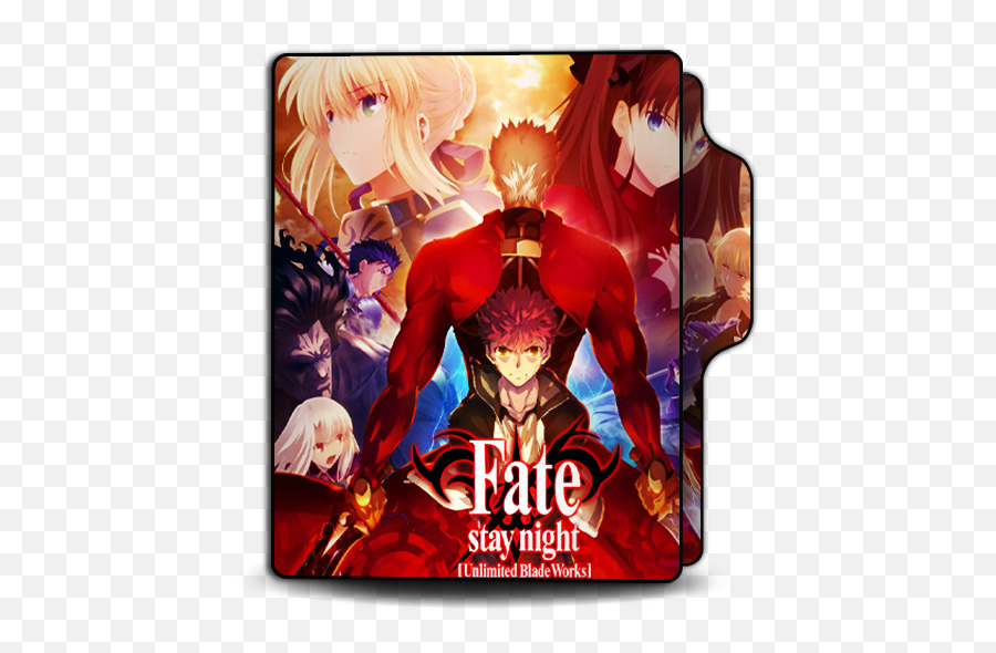 Unlimited Blade Works Anime Png Cutout All - Fate Unlimited Blade Works Hd,Cartoon Folder Icon