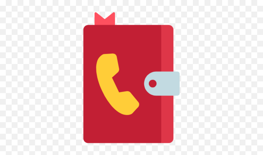 Free Phone Book Icon Symbol Png Svg Download Orange