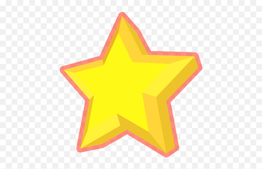 Simple 3d Star Free Svg Png