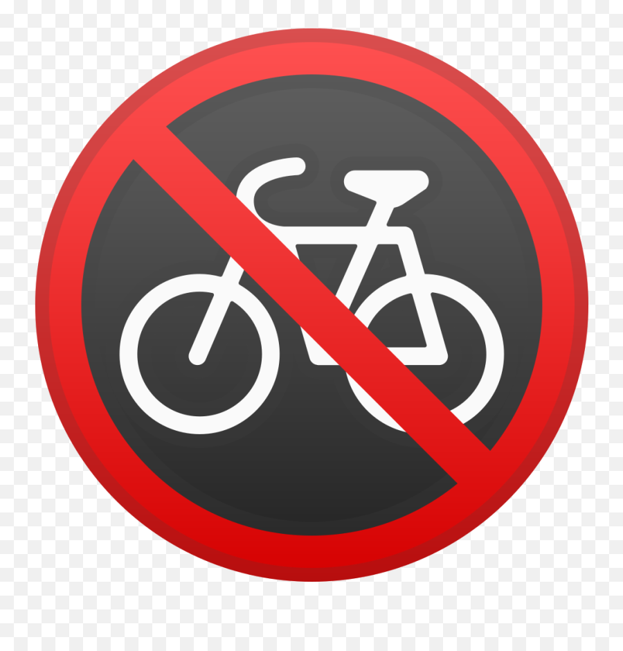 No Bicycles Icon Noto Emoji Symbols Iconset Google Png Bikes