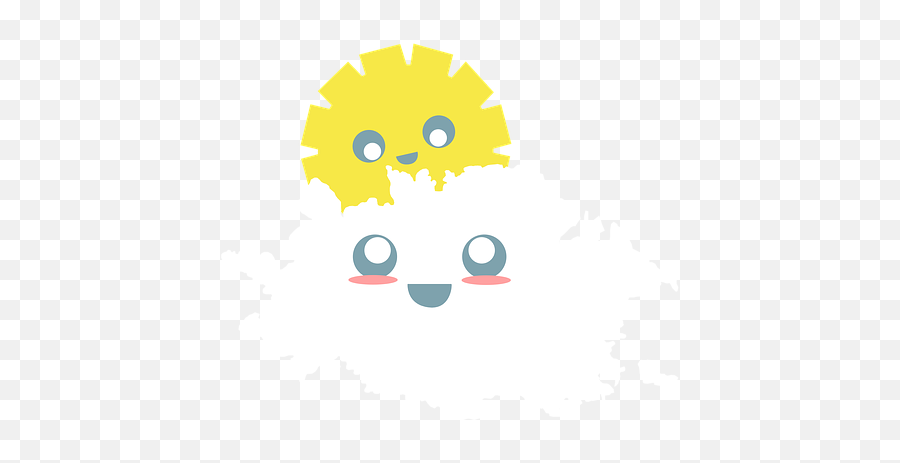 Cloud Cloudlet Sun - Free Image On Pixabay Kawaii Train Png,Cloud Emoji Png