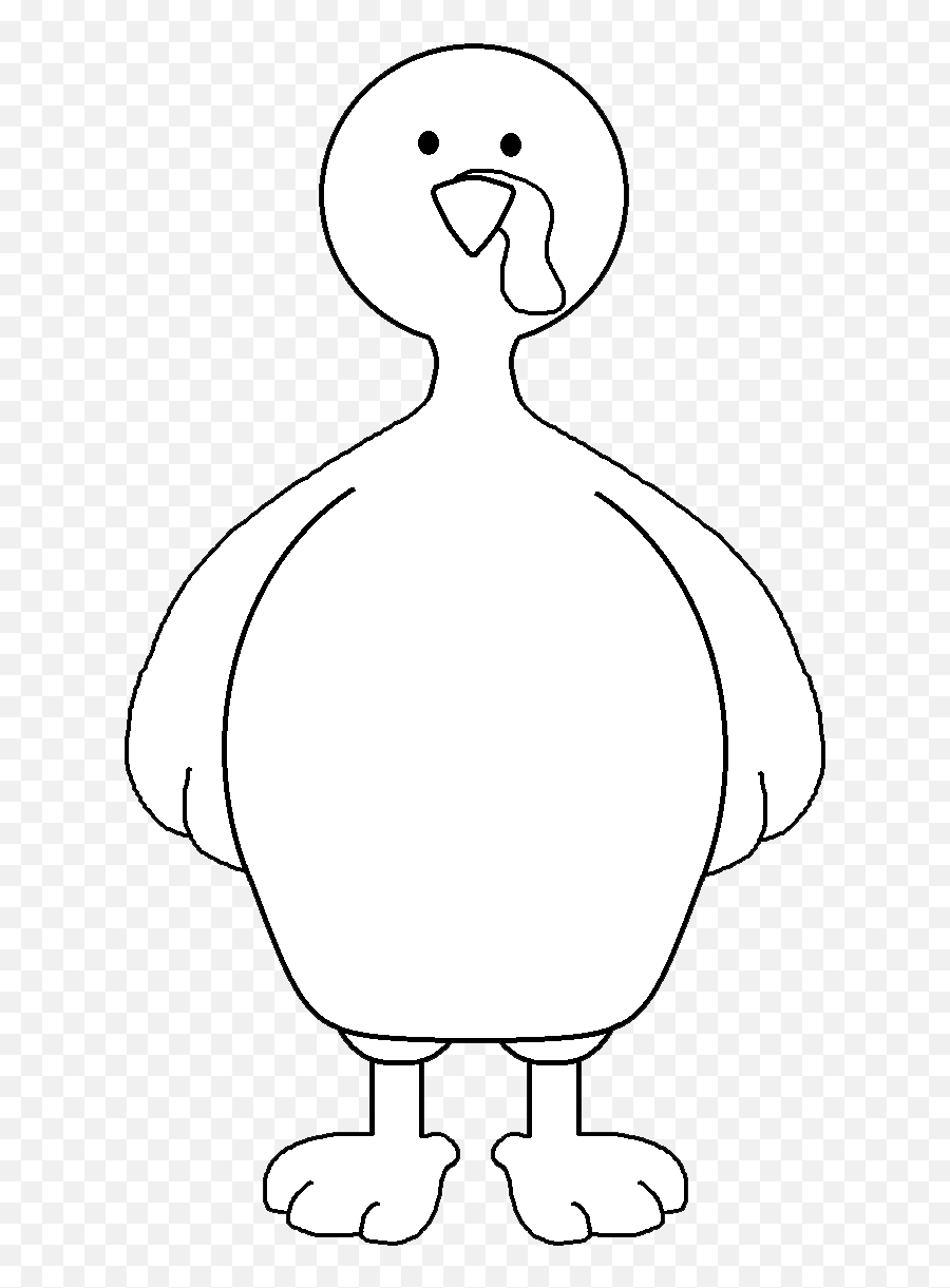 Turkey Clipart Black And White No - Turkey Clipart Outline Png,Turkey Clipart Transparent Background