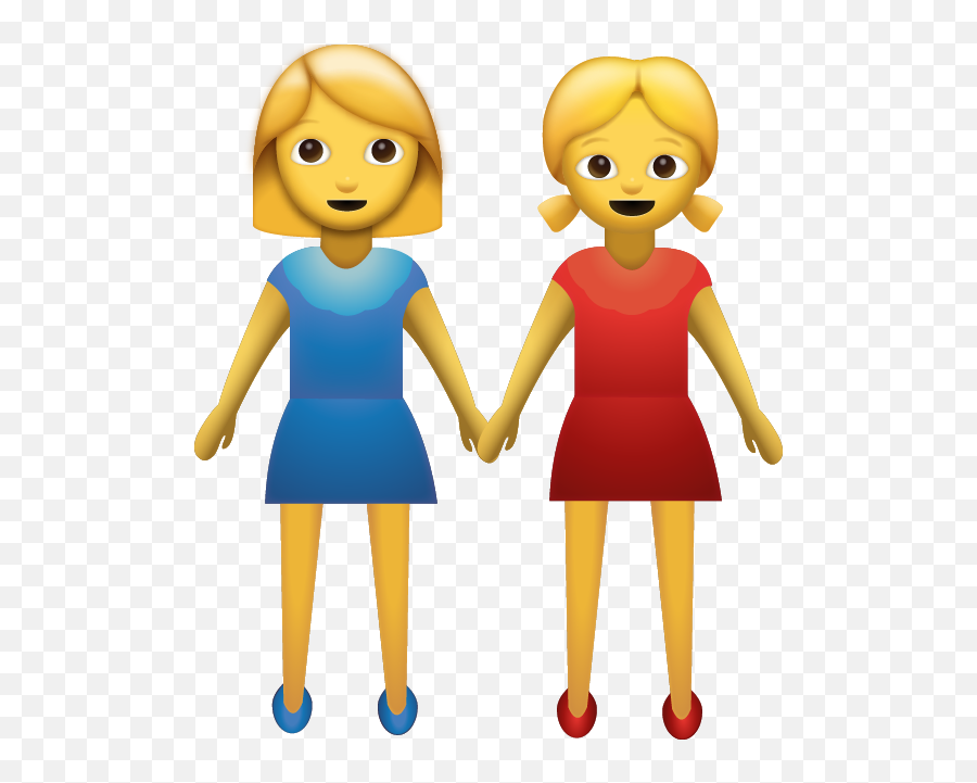 Download Lesbian Emoji Free Ios Emojis Icon - Girls Holding Hands Emoji Png,Ios Emoji Png