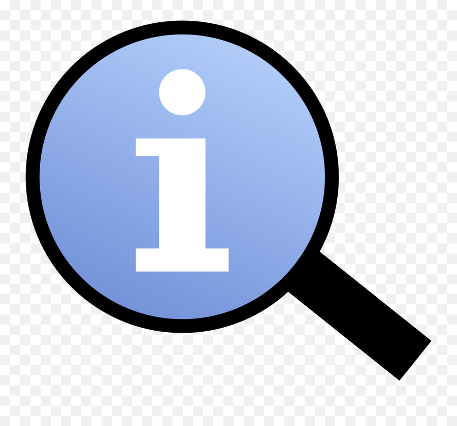 Fileinformation Magnifier Iconpng - Wikimedia Commons Information Png,Magnifier Png