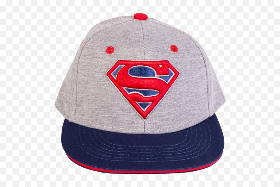 Dc Comics - Superman Logo Grey Cap Baseball Cap Png,Red Superman Logo