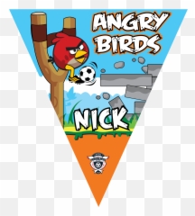 Angry Birds Red Triangle Individual Team Pennant - Custom Rio Icon png