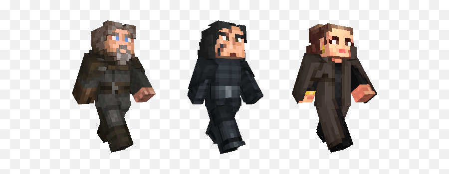 Star Wars Sequel Skin Pack Out Now Minecraft - Luke Skywalker Minecraft Skin Png,Luke Skywalker Png