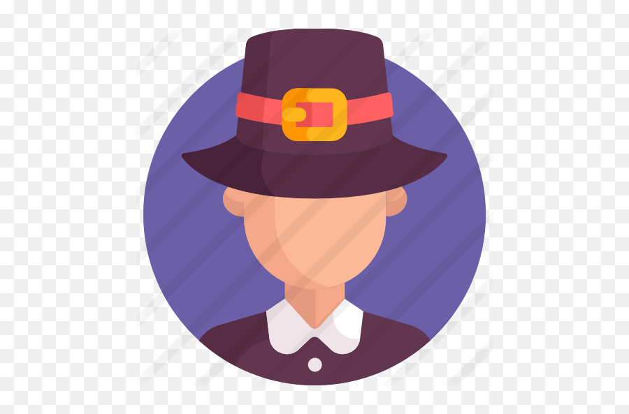 Pilgrim - Free User Icons Illustration Png,Pilgrim Hat Png