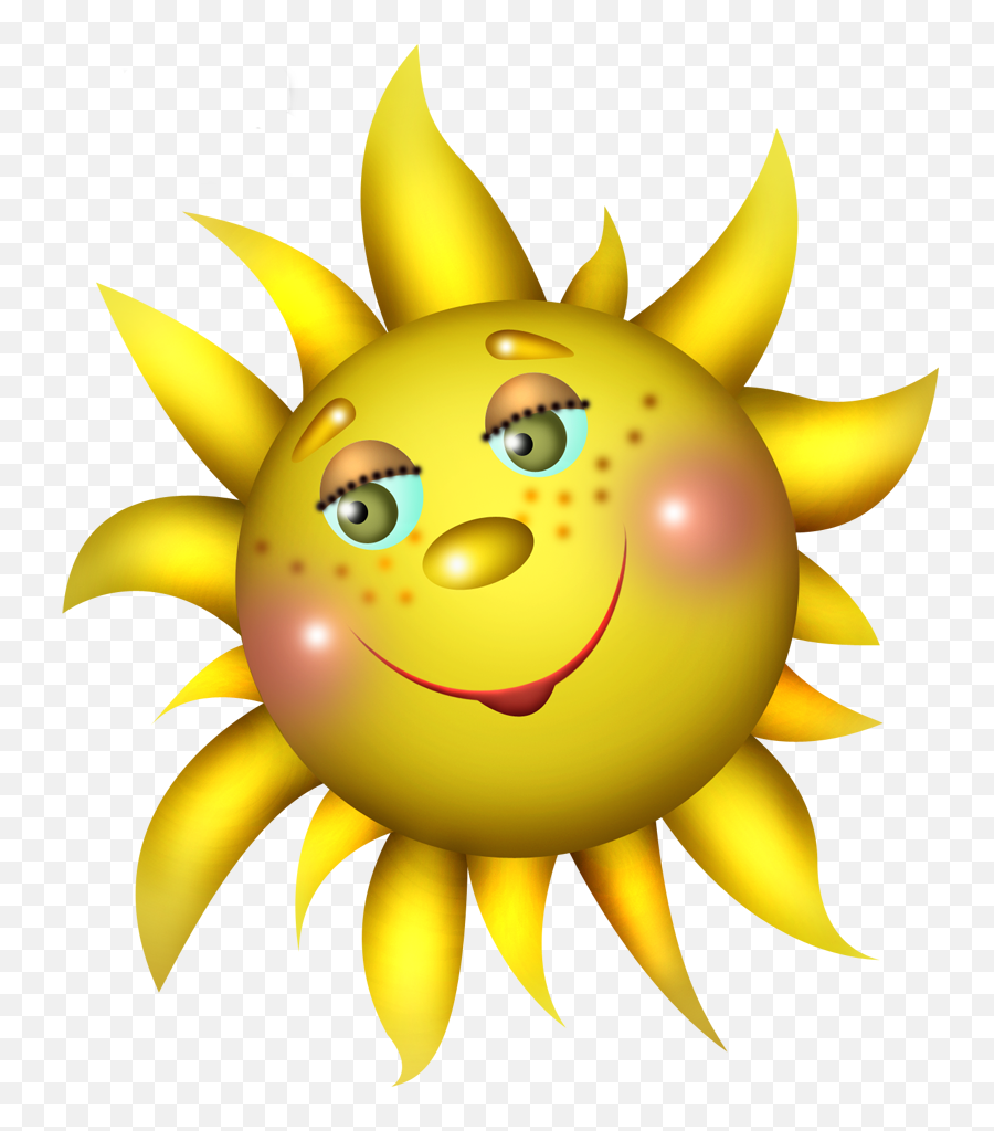 Smiley Clip Art Smiling Sun Png Image - Sun Animated Gif Transparent Background,Smiling Sun Png