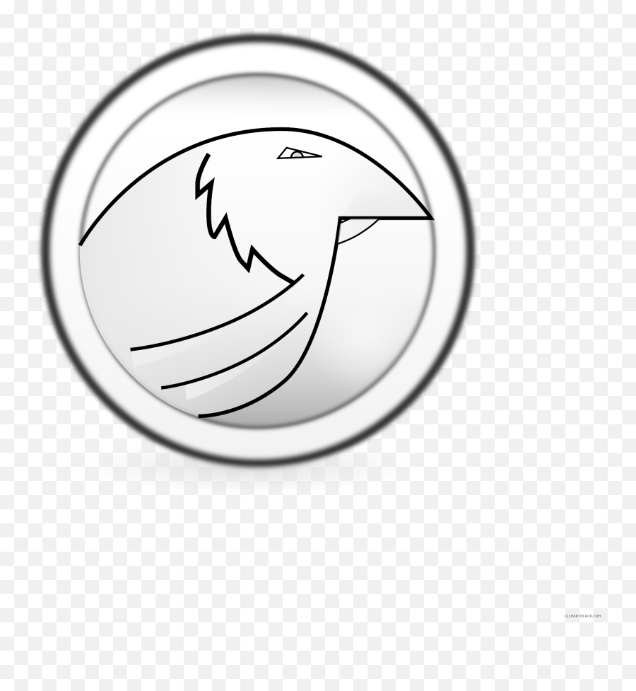 Eagle Logo Animal Free Black White Clipart Images - Circle Png,Eagle Head Logo