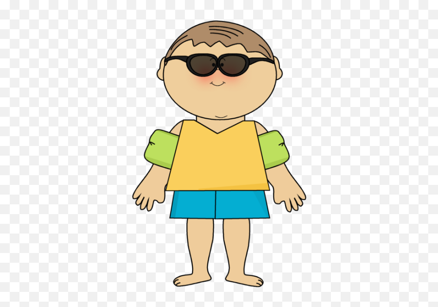 Clothes We Wear In Summer Clipart Png - Summer Boy Clipart,Summer Clipart Png