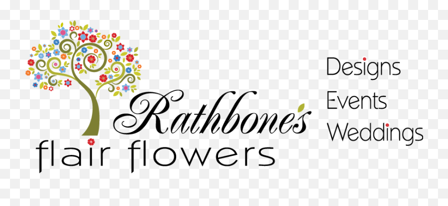 Jenks Florist Flower Delivery By Rathboneu0027s Flair Flowers - Calligraphy Png,Flowers Logo