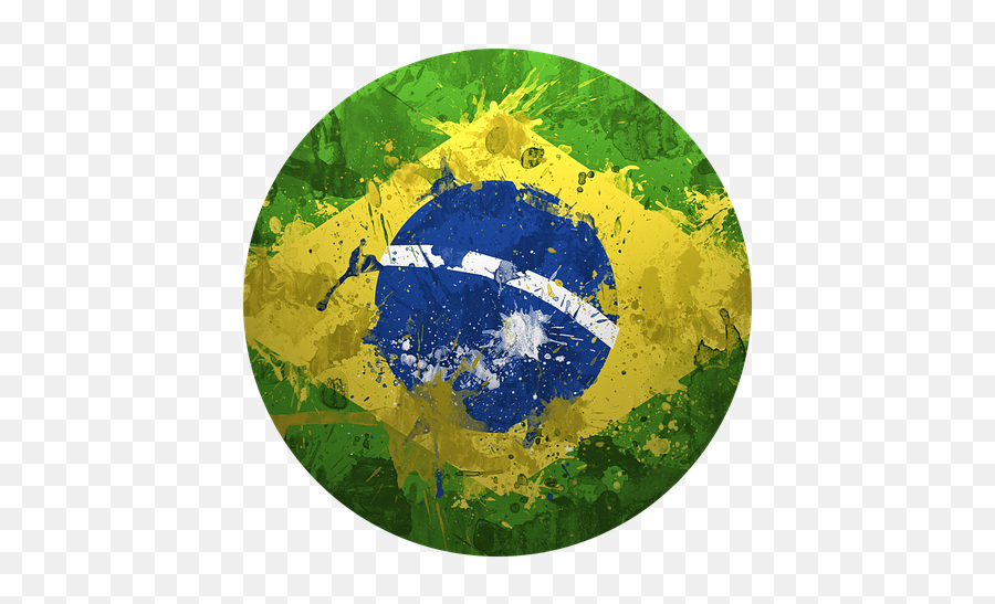 Brazil Flag In - Bandeira Do Brasil Twitter Png,Brazil Flag Png