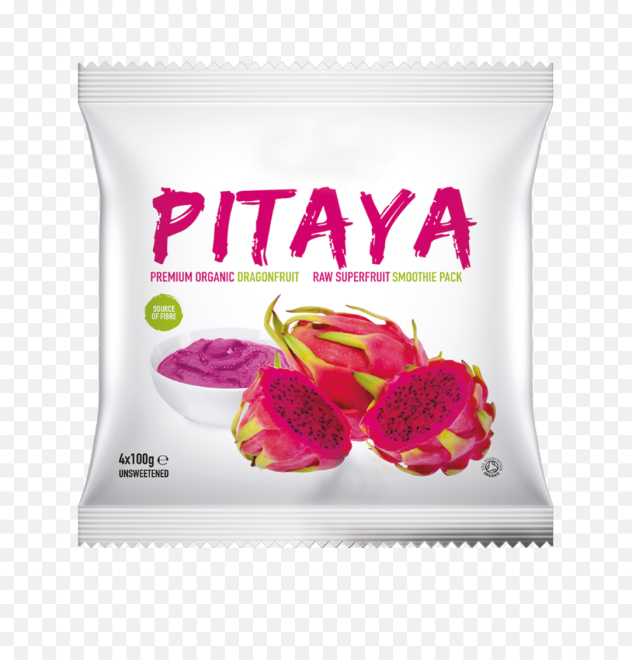 3x4x100 Organic U0026 100 Fruit Pitayadragonfruit Smoothie - Pitaya Png,Dragonfruit Png