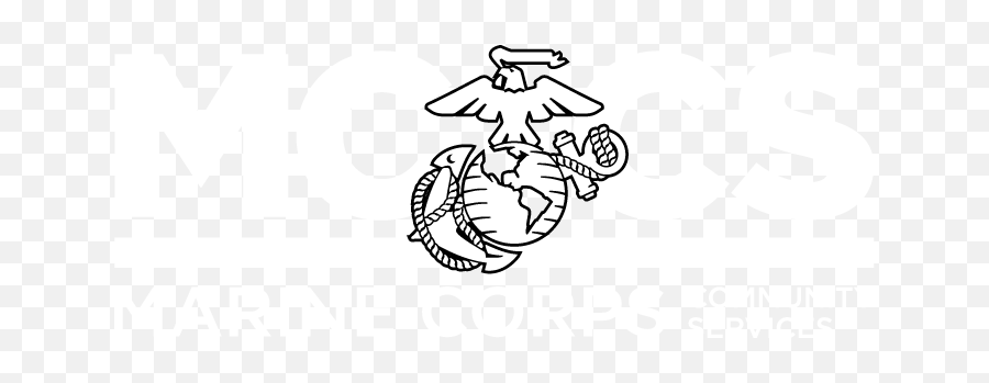 Usmc White Png Image - Marine Corps Community Services,Usmc Png