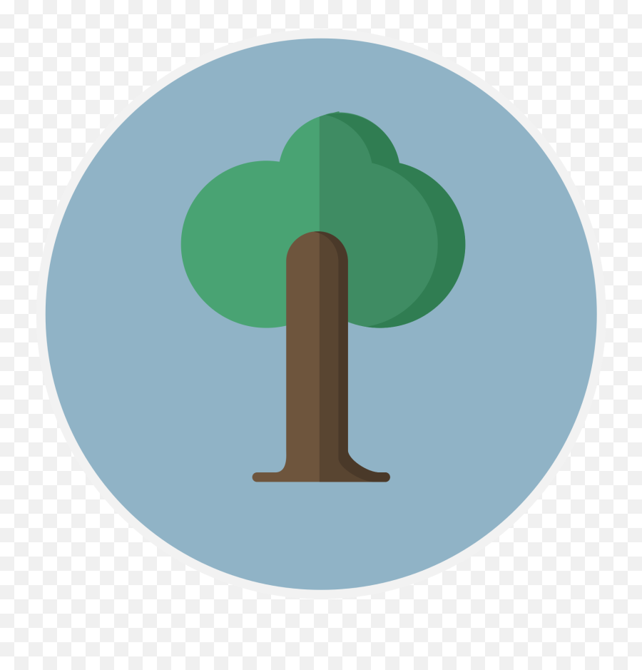 Creative - Tree Icon Png Flat,Halloween Tree Png
