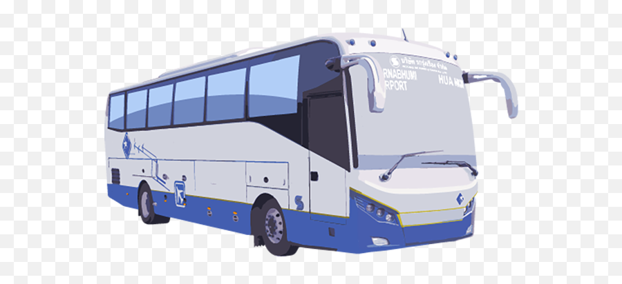 Bus Png Background Image - Autobus Blanco Con Azul,Bus Transparent Background