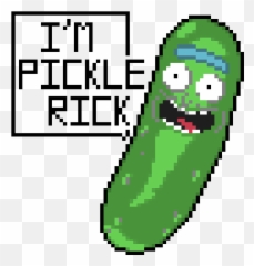 Pickle Rick Pixel Art Transparent Png - Patriarchal Cathedral Of Saints Constantine And Helena,Pickle Rick Png