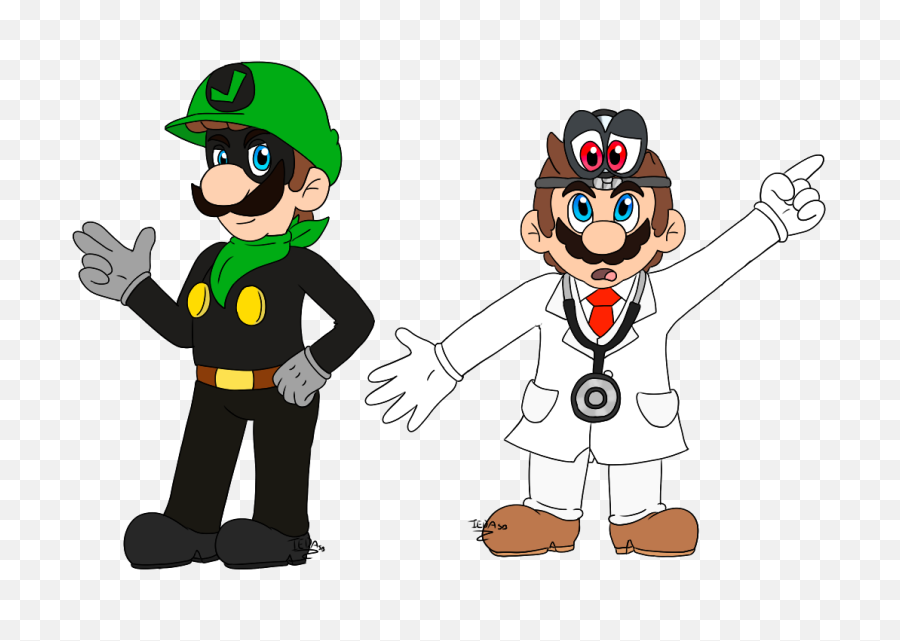 Download Hd Dr Mario And Cappy Mr L - Mario Dr Jekyll And Mr Hyde Png,Dr Mario Png