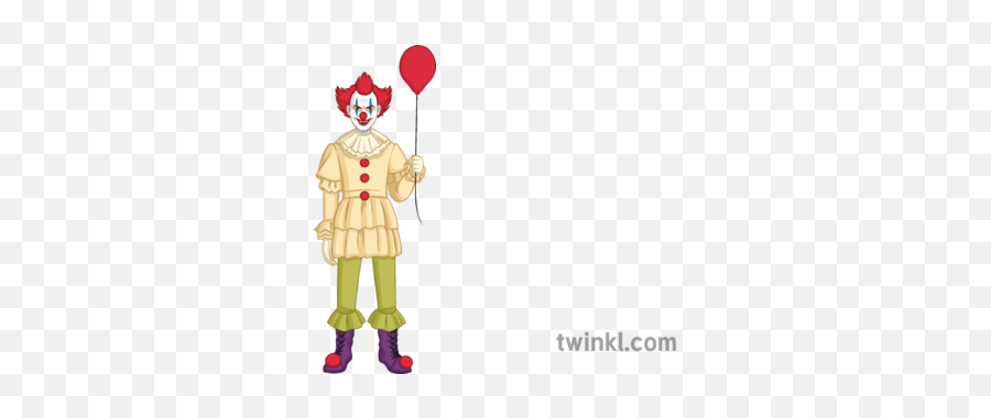 Pennywise English It Scary Clown Stephen King Literary - Perro Png Blanco Y Negro,Pennywise Png