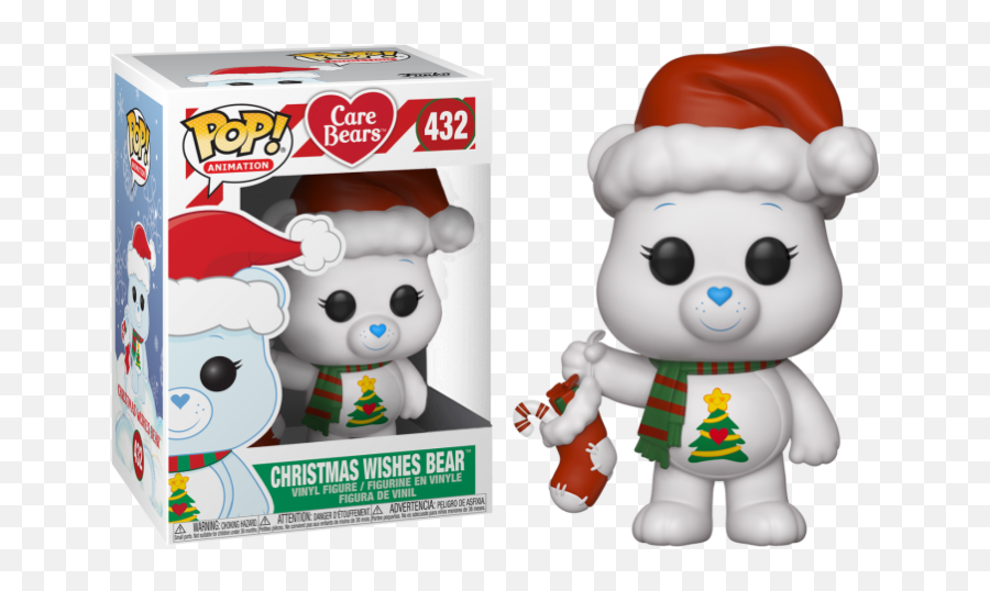 Care Bears Funko Christmas Wishes - Funko Pop Care Bears Christmas Png,Care Bear Png