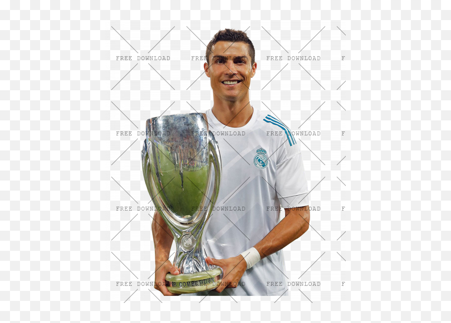 Cristiano Ronaldo Png Image With - Ronaldo Trophy Png,Trophy Transparent Background