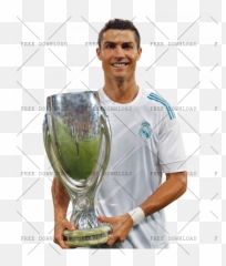 Cristiano Ronaldo Png Image With - Trophy
