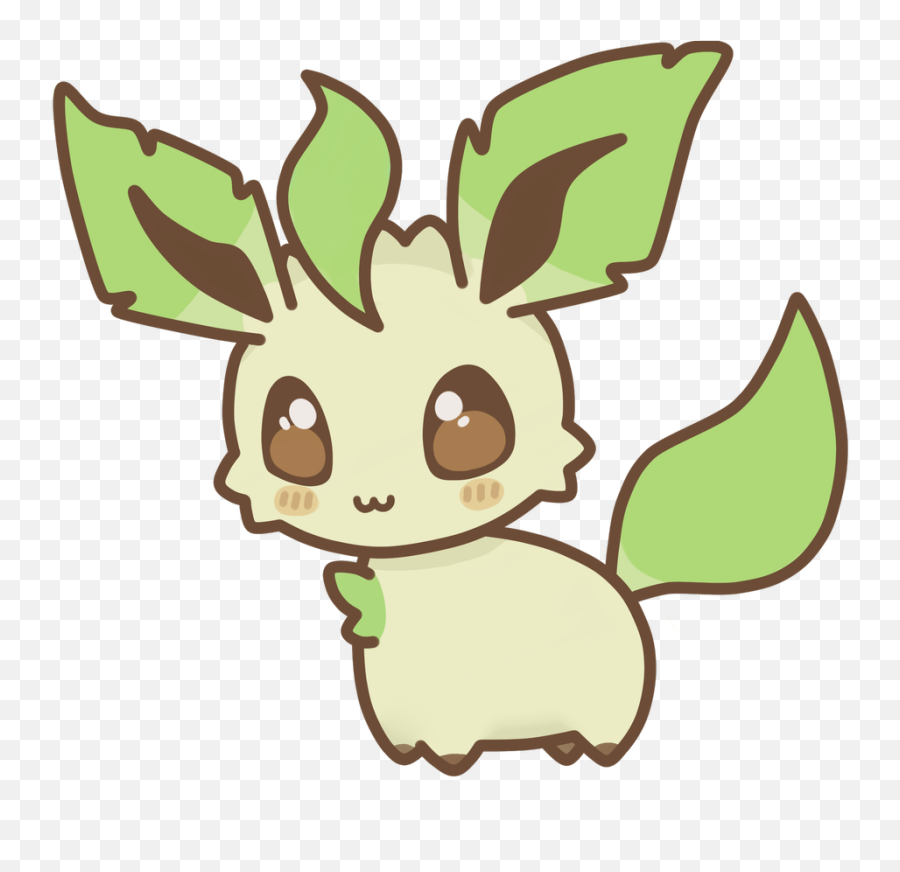 Image - Leafeon Chibi Png,Leafeon Png