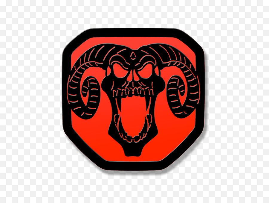 Ram Skull Tailgate Emblem 2019 - Up Ram Ram 1500 Clipart Emblem Png,Ram Logo Png