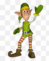 Elf Transparent U0026 Png Clipart Free Download - Ywd Santa Claus And Elf,Elf On The Shelf Png