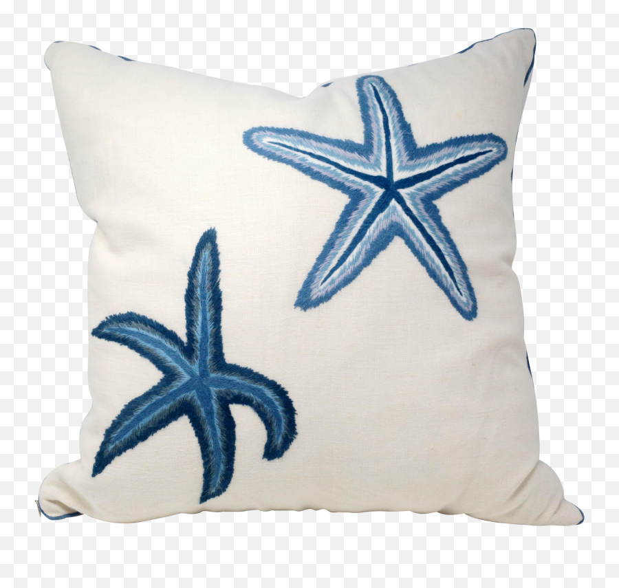 20 Linen Starfish Accent Pillow - Decorative Png,Blue Starfish Logo