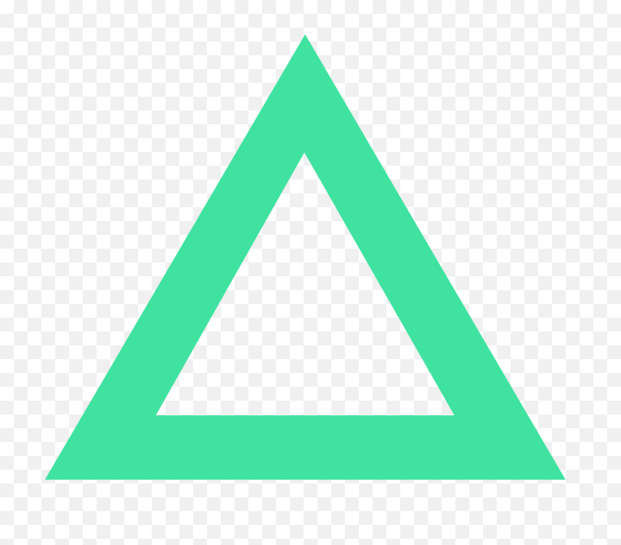 Playstationtriangle - Triangle Transparent Background Png,Green Triangle Png