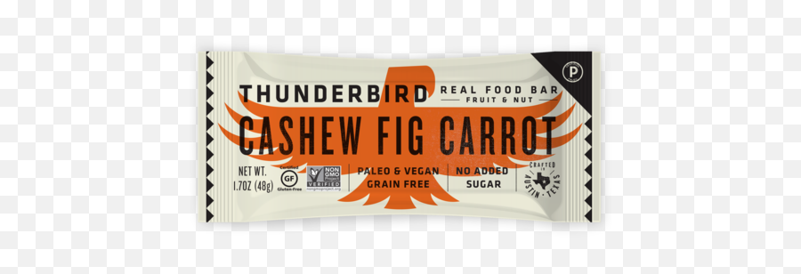 Cashew Fig Carrot - Box Of 15 Bars Thunderbird Bar Png,Carrot Transparent