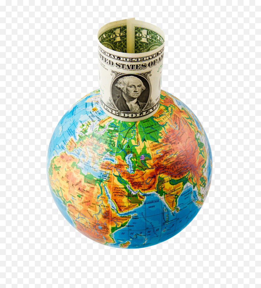 Globe With Dollar Png Image