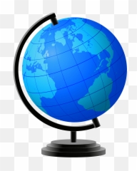School Globe Png Clipart Image - School Globe Png,Around The World Png