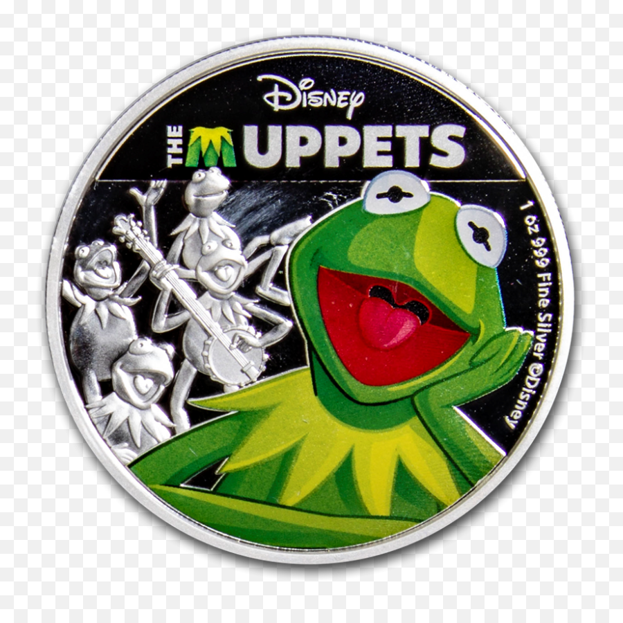 2019 Niue 1 Oz Silver 2 Disney The Muppets Kermit - Disney Store Png,Kermit The Frog Png