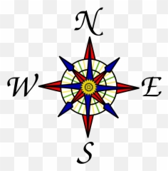 Anglesymmetryarea Png Clipart - Royalty Free SVG Art Compass Rose