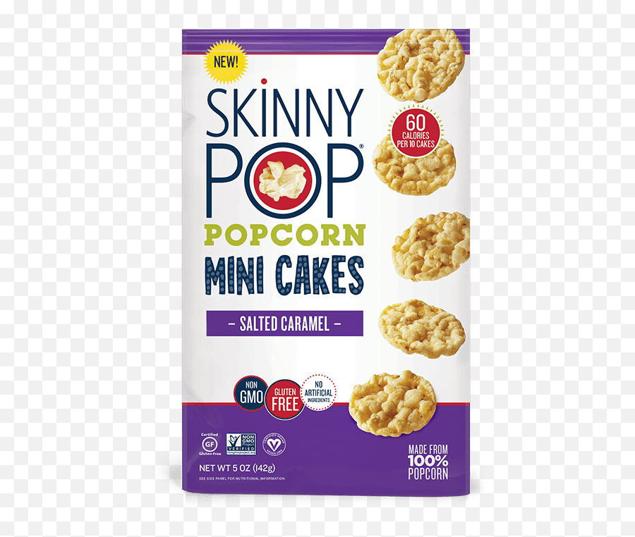 Salted Caramel Mini Popcorn Cakes - Skinny Pop Salted Caramel Mini Cakes Png,Icon Pop Mania Level 2