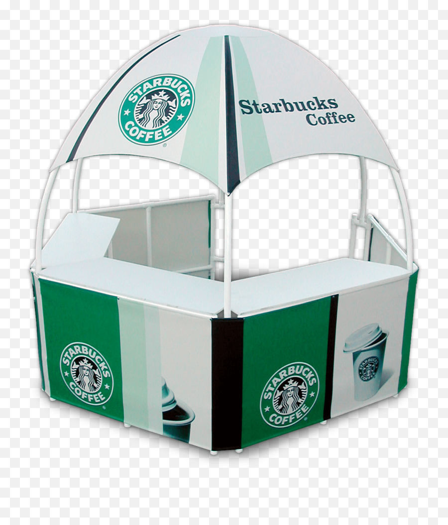 Green Mountain Gazebo - Custom Portable Kiosks Starbucks Png,Gazebo Icon