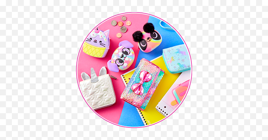 Girls Bags Wallets U0026 Bag Charms Claireu0027s Us - Purses For Kids Png,Icon Painted Purses