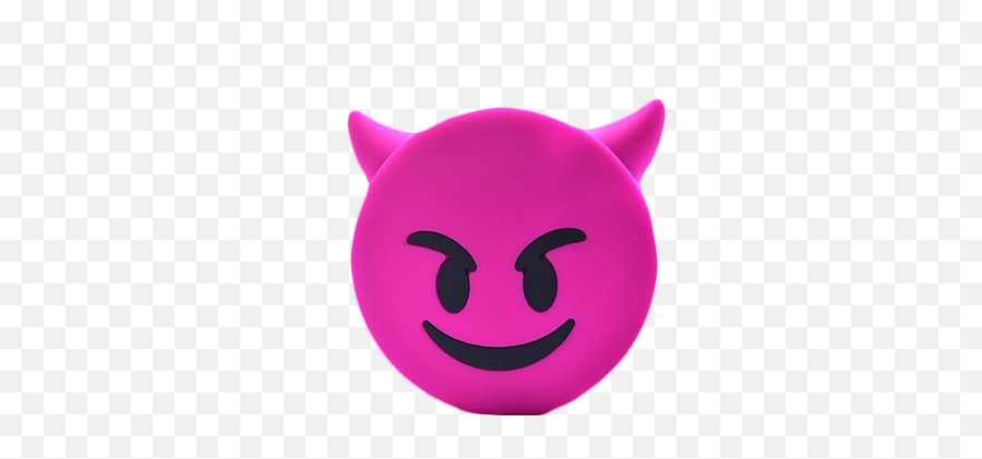 Pink Devil Emoji Power Bank 8800mah - Naughty Icon Png,Devil Emoji Png