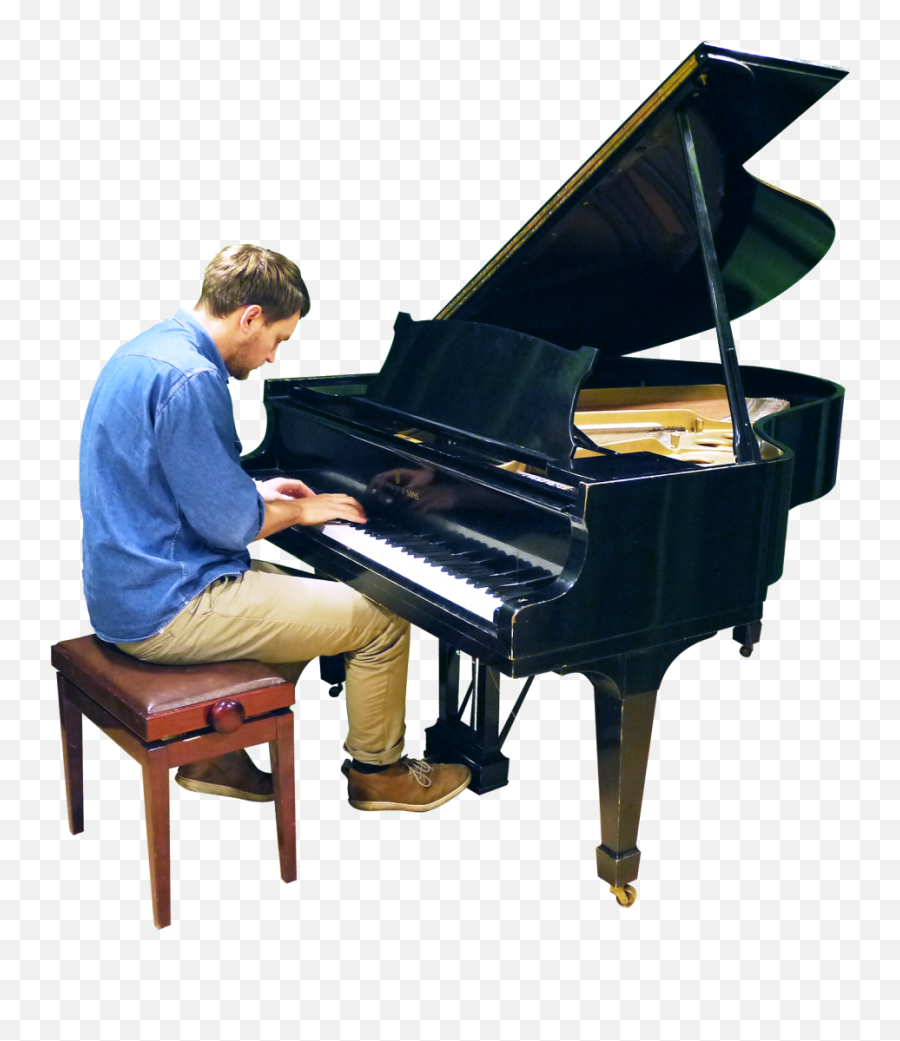 Download Playing Grand Piano Png Image - Person Playing Piano Png,Piano Transparent